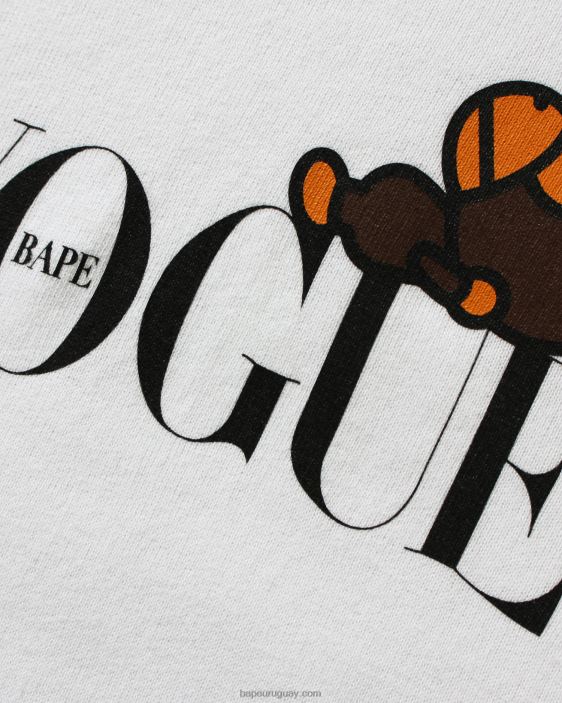 milo x vogue sudadera con capucha niños blanco 26D801620 A Bathing Ape