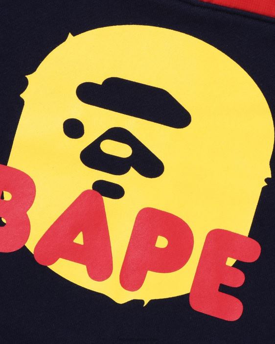 sta acolchado cabeza medio snap sudor niños azul 26D801540 A Bathing Ape