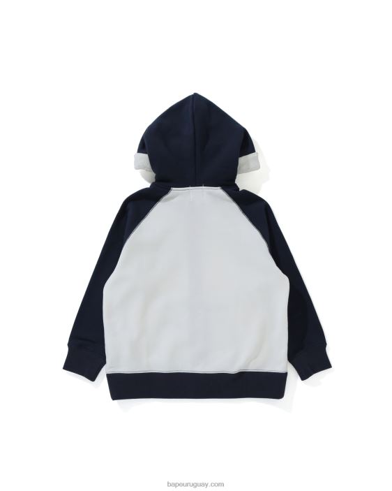 sudadera baby milo star con cremallera niños azul oscuro 26D801791 A Bathing Ape