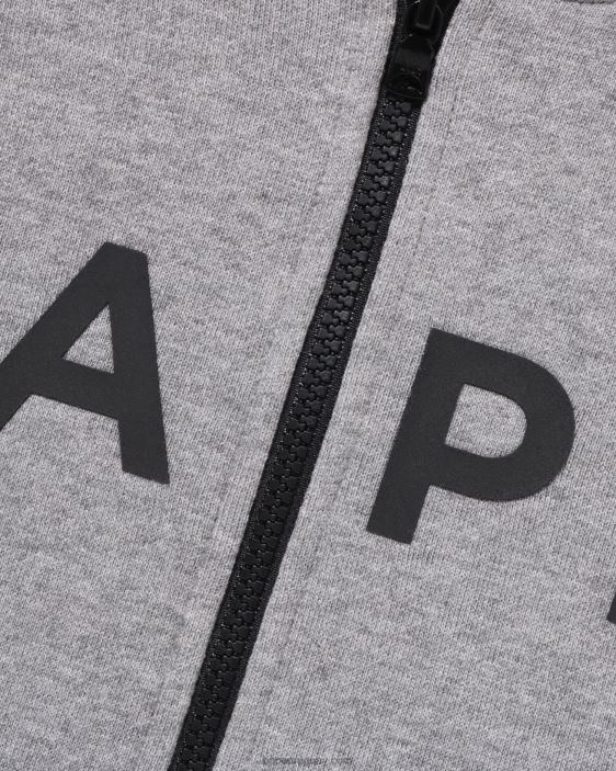 sudadera con cremallera y acolchado sta niños gris 26D801545 A Bathing Ape