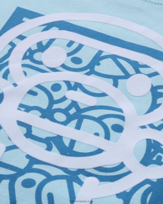 camiseta de bebe milo niños azul claro 26D801697 A Bathing Ape