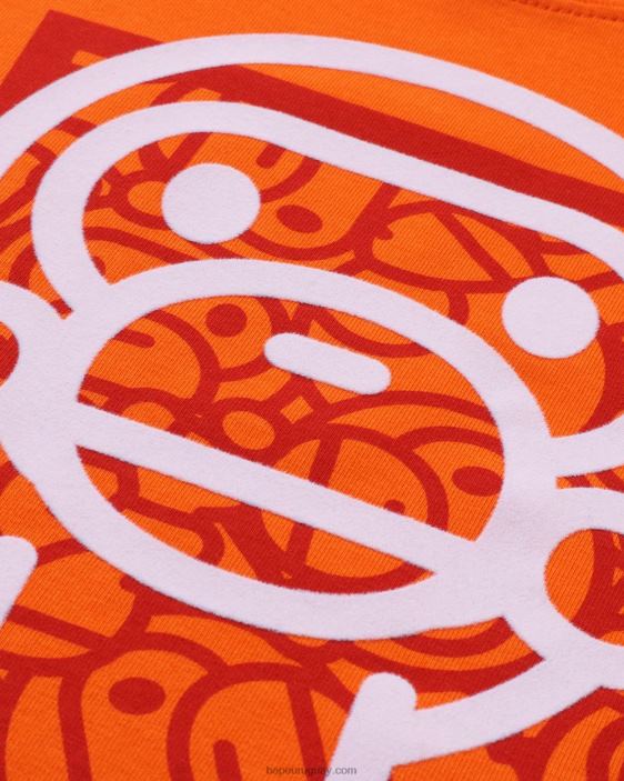 camiseta de bebe milo niños naranja 26D801698 A Bathing Ape