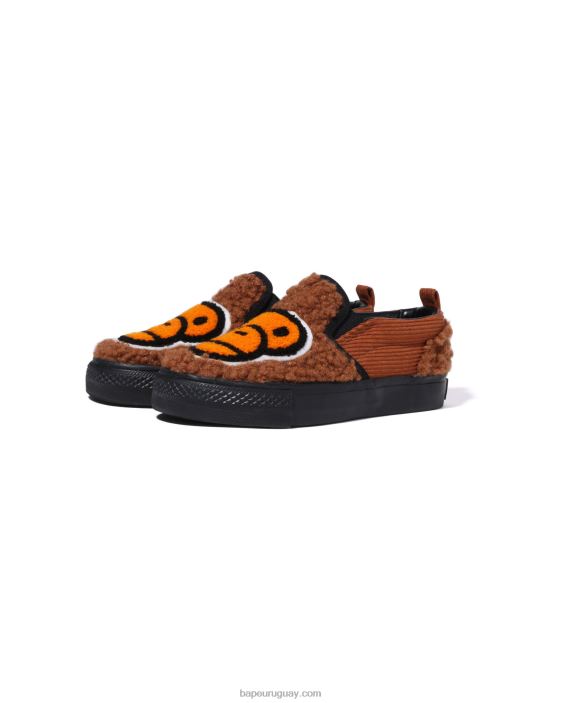 zapatillas baby milo boa niños marrón 26D801522 A Bathing Ape